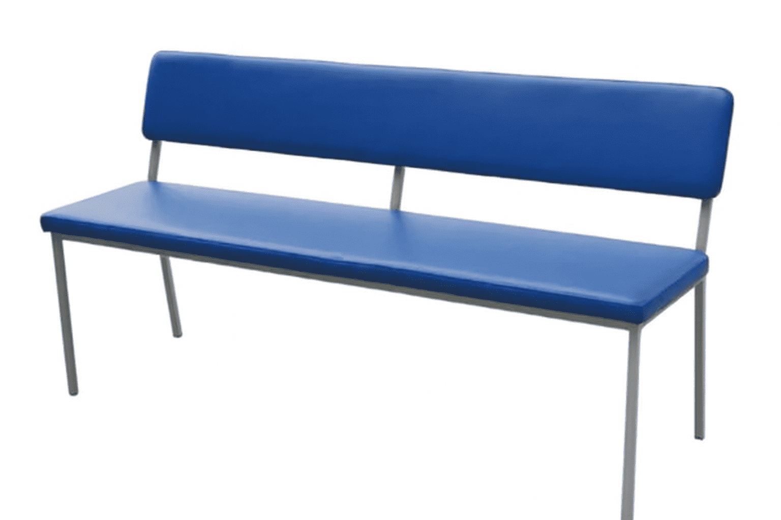 Лавка напівм’яка зі спинкою 1200х520х755 мм ( БІГУН, арт.14021)